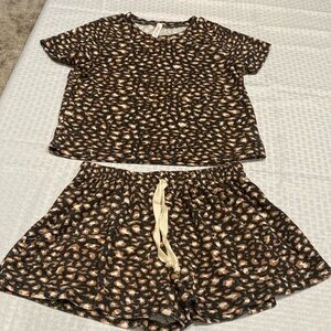 Good Girl top and shorts set, medium